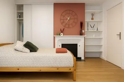 Un ou plusieurs lits dans un hébergement de l'établissement Casa Terracotta 2 people -Central
