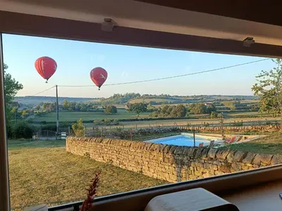 Paysage naturel près de la maison de vacances