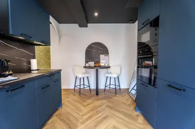 Cuisine ou kitchenette dans l'établissement Prisma - Univers du jeux