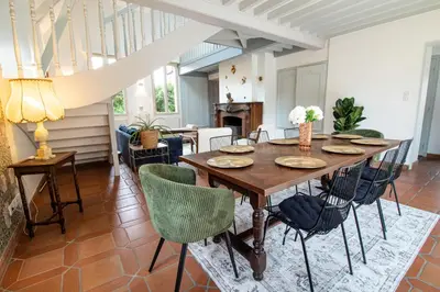 Coin salon dans l'établissement Villa Alexandre III