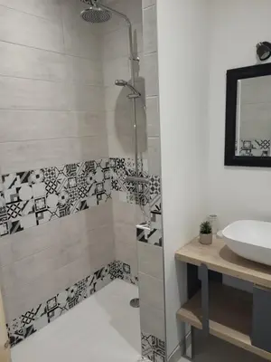 Salle de bains dans l'établissement Le cocon particulier