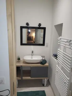 Salle de bains dans l'établissement Le cocon particulier