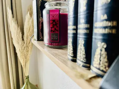 Bibliothèque dans l'appartement