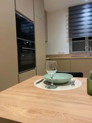 Cuisine ou kitchenette dans l'établissement Villa du Parc de Scey
