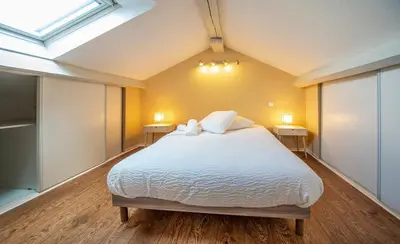 Un ou plusieurs lits dans un hébergement de l'établissement Duplex - centre-ville