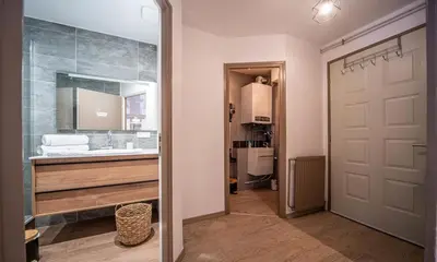 Salle de bains dans l'établissement Duplex - centre-ville