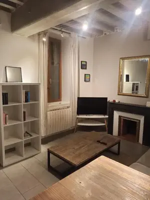 Coin salon dans l'établissement Le Bourguignon - Proche centre ville et Tram