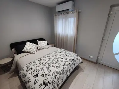 Un ou plusieurs lits dans un hébergement de l'établissement appartement 35m2
