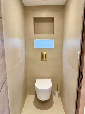 Salle de bains dans l'établissement Golden Prestige Serenity & Elegance