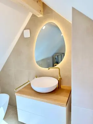 Salle de bains dans l'établissement Golden Prestige Serenity & Elegance