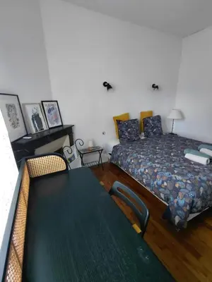 Un ou plusieurs lits dans un hébergement de l'établissement Appartement pour deux - charmant