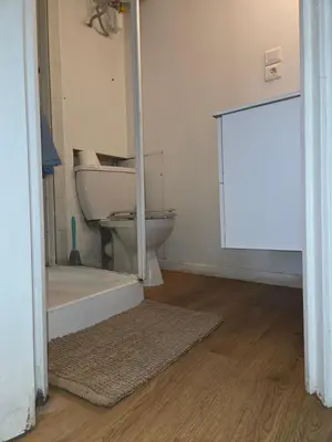 Salle de bains dans l'établissement Studio proche gare et cité gastronomique