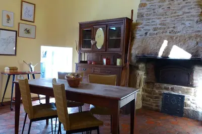 Plan de l'établissement Le Gîte des Fontaines au cœur de la Bourgogne