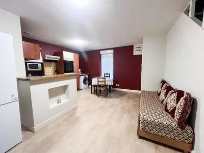 Cuisine ou kitchenette dans l'établissement le 4 - Château - Ville
