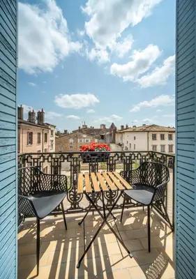 Balcon ou terrasse dans l'établissement Place Carnot