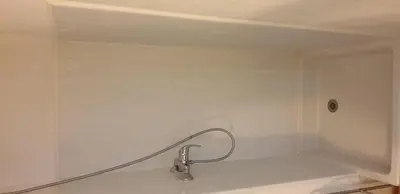 Salle de bains dans l'établissement Studio meublé centre ville Paray A4