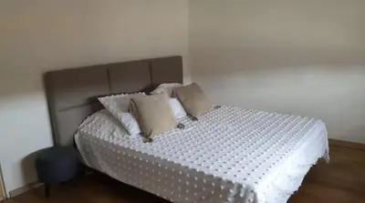 Un ou plusieurs lits dans un hébergement de l'établissement Appartement spacieux