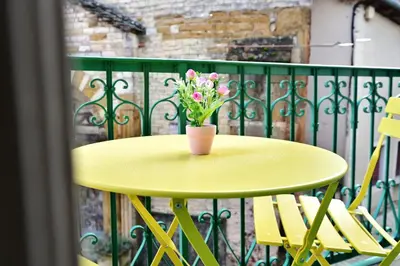 Balcon ou terrasse dans l'établissement Appartement Georgio