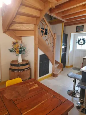 Coin salon dans l'établissement La Longère des Oies