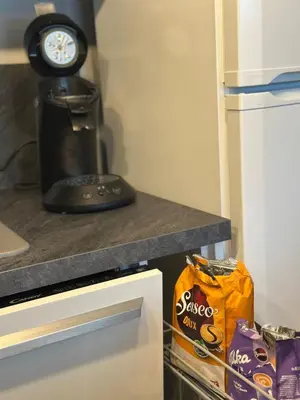 Cuisine ou kitchenette dans l'établissement T2 Luxe 50m2 Porte de Dijon Wifi Fibre Smart TV