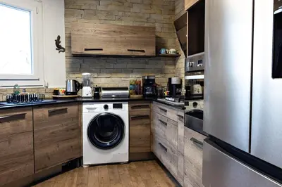 Cuisine ou kitchenette dans l'établissement splendide