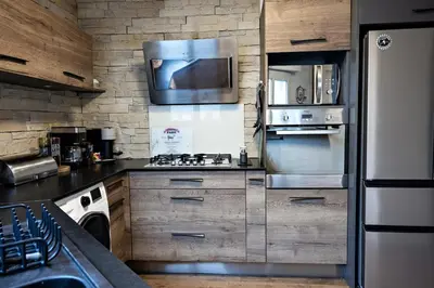 Cuisine ou kitchenette dans l'établissement splendide