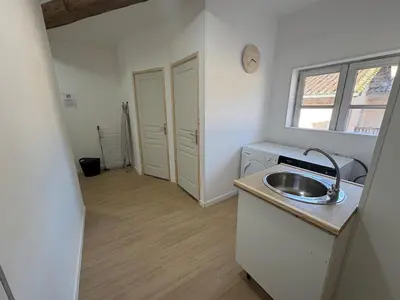 Cuisine ou kitchenette dans l'établissement L Experience Bressane 2