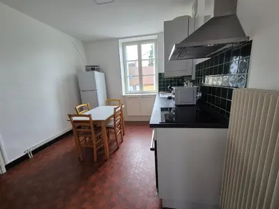 Cuisine ou kitchenette dans l'établissement Le rempart