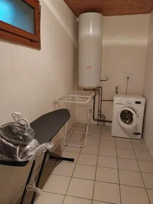 Cuisine ou kitchenette dans l'établissement Country apartment