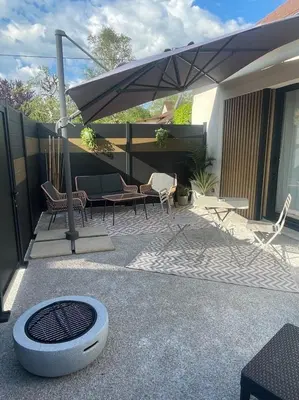 Terrasse ou espace extérieur de l'établissement Les secrets d hedoné