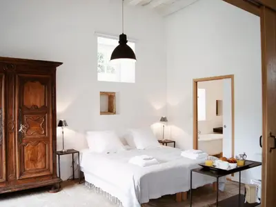 Un ou plusieurs lits dans un hébergement de l'établissement La Cuverie de Cîteaux, à Savigny les Beaune