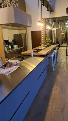 Cuisine ou kitchenette dans l'établissement Loft 500M2