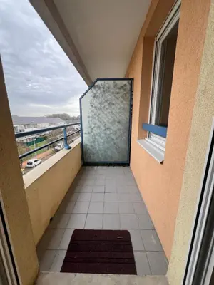 Balcon ou terrasse dans l'établissement Charmant T2 - Proche Zénith et Toison d'Or