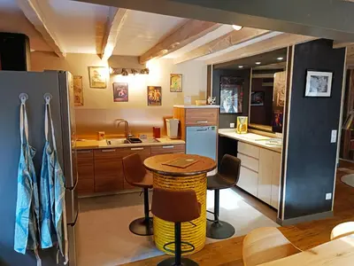 Coin salon dans l'établissement Le Moulin Chopin