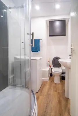 Salle de bains dans l'établissement Le concon saint georges