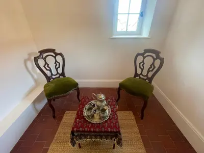 Coin salon dans l'établissement La Maison des Templiers