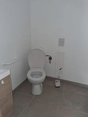 Salle de bains dans l'établissement Les Gîtes de Sophinette