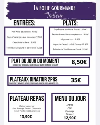 Plan de l'établissement L'auberge de Villeron