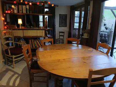 Coin salon dans l'établissement Maison familiale