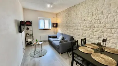 Coin salon dans l'établissement T2 Cosy et Proche gare