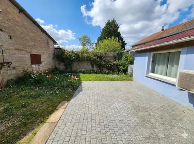Jardin de l'établissement La maison bleue