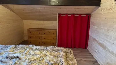 Un ou plusieurs lits dans un hébergement de l'établissement Le Chalet du Silence