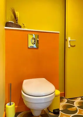Salle de bains dans l'établissement Seventies