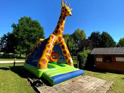 Aire de jeux pour enfants de l'établissement Mobil-home 6 pers avec terrasse au camping Arquebuse - API-1-52-1364