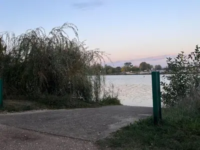 Paysage naturel près de le camping