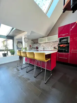 Cuisine ou kitchenette dans l'établissement Loft atypique, charme & confort