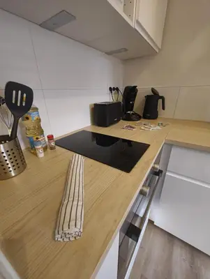 Cuisine ou kitchenette dans l'établissement Le Nid de la Chouette - Dijon Historic Center