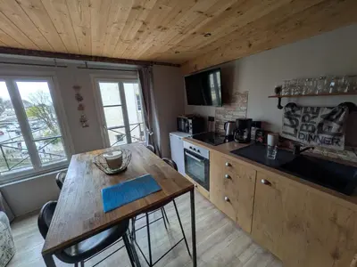 Cuisine ou kitchenette dans l'établissement La darbella