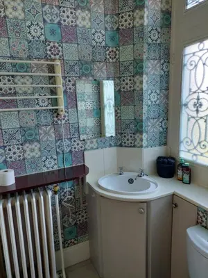 Salle de bains dans l'établissement Renard et l'abeille
