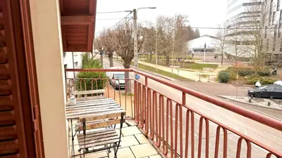 Balcon ou terrasse dans l'établissement Le Bel André - calme - parking gratuit